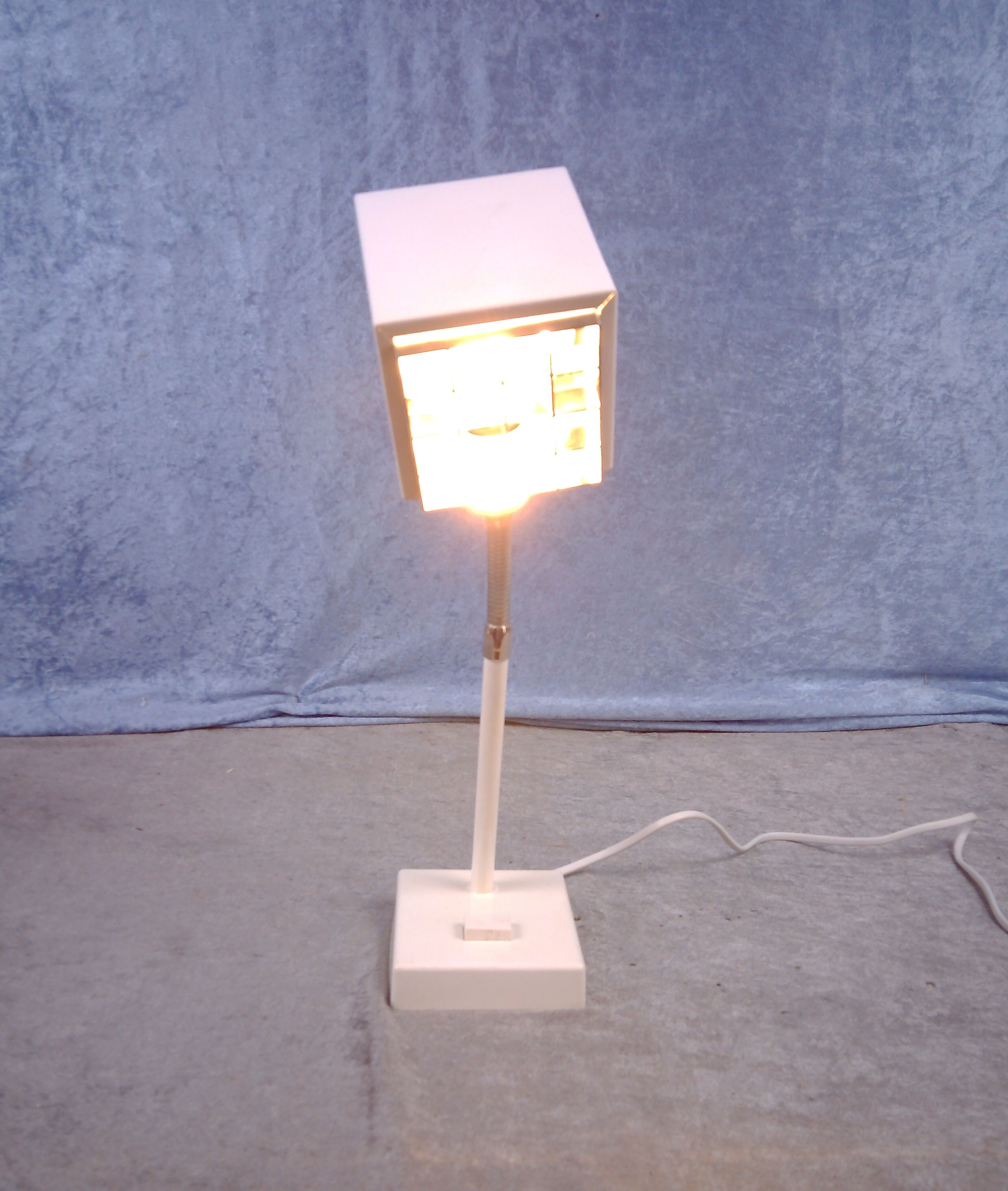Kuben desklamp by Björn Svensson for Elidus, Sweden. 1970’s