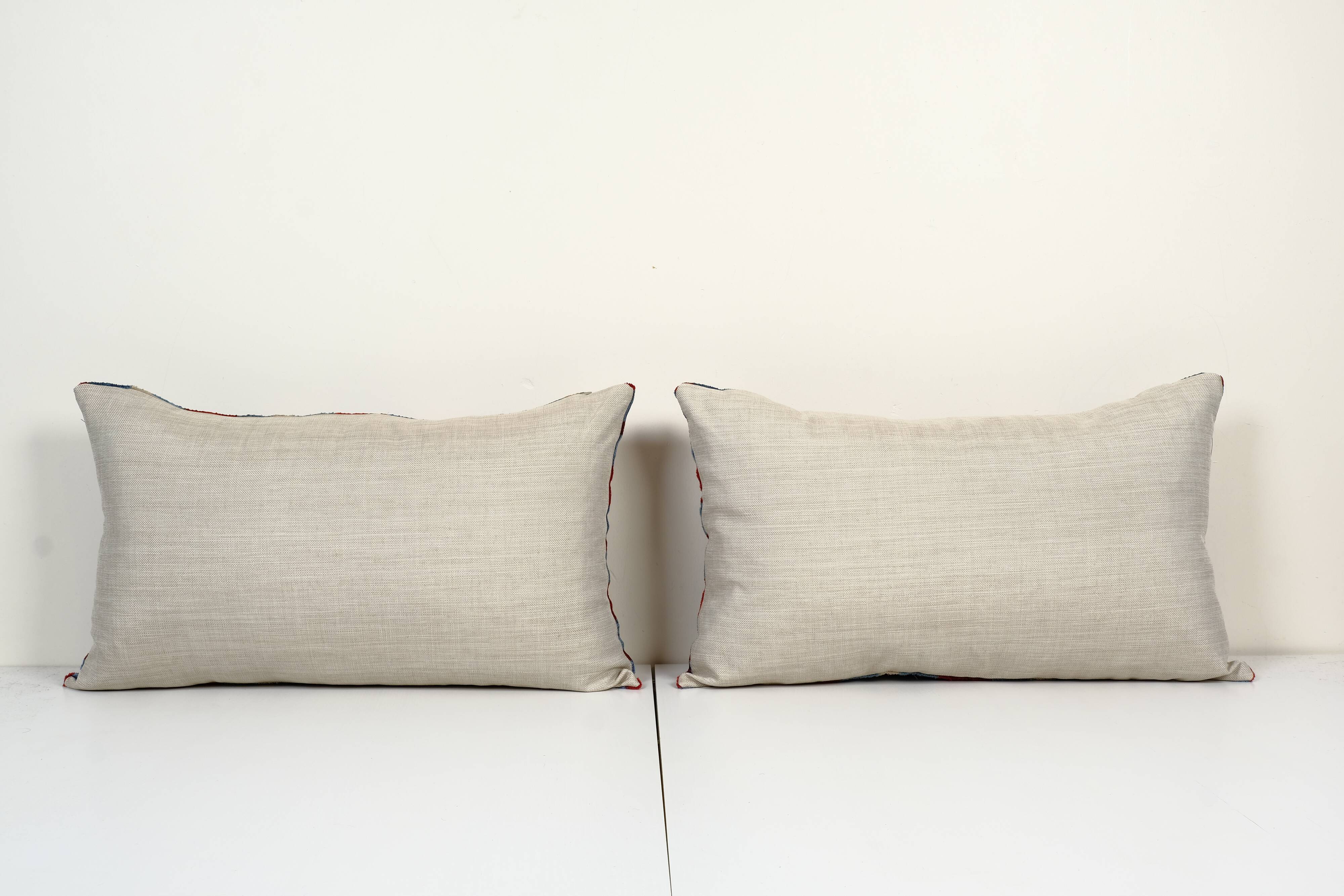 Set of two silk velvet pillow covers