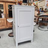 Title: Small Two-Tone Work Cabinet – 1950s