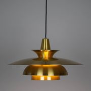 Danish vintage pendant lamp Roma by Junge, 1980s