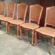 Set of 5 baumann chairs