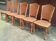 Lot de 5 chaises baumann