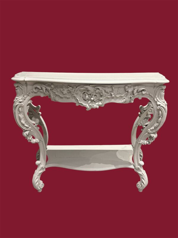 Console louis xv bois patiné du XIX ème