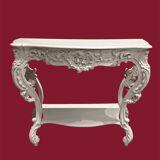 Louis XV style console table in patinated wood, 19th century