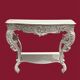 Louis XV style console table in patinated wood, 19th century