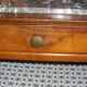 Antique two-body buffet in carved wood - marble top - very good condition