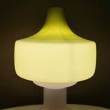 Mushroom table lamp designed in glass dijkstra 1970
