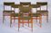 Chaises Vintage en Teck pour Nova, Danemark, 1970s, Set de 6