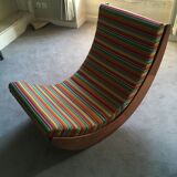 Fauteuil à bascule "relaxer" en chêne