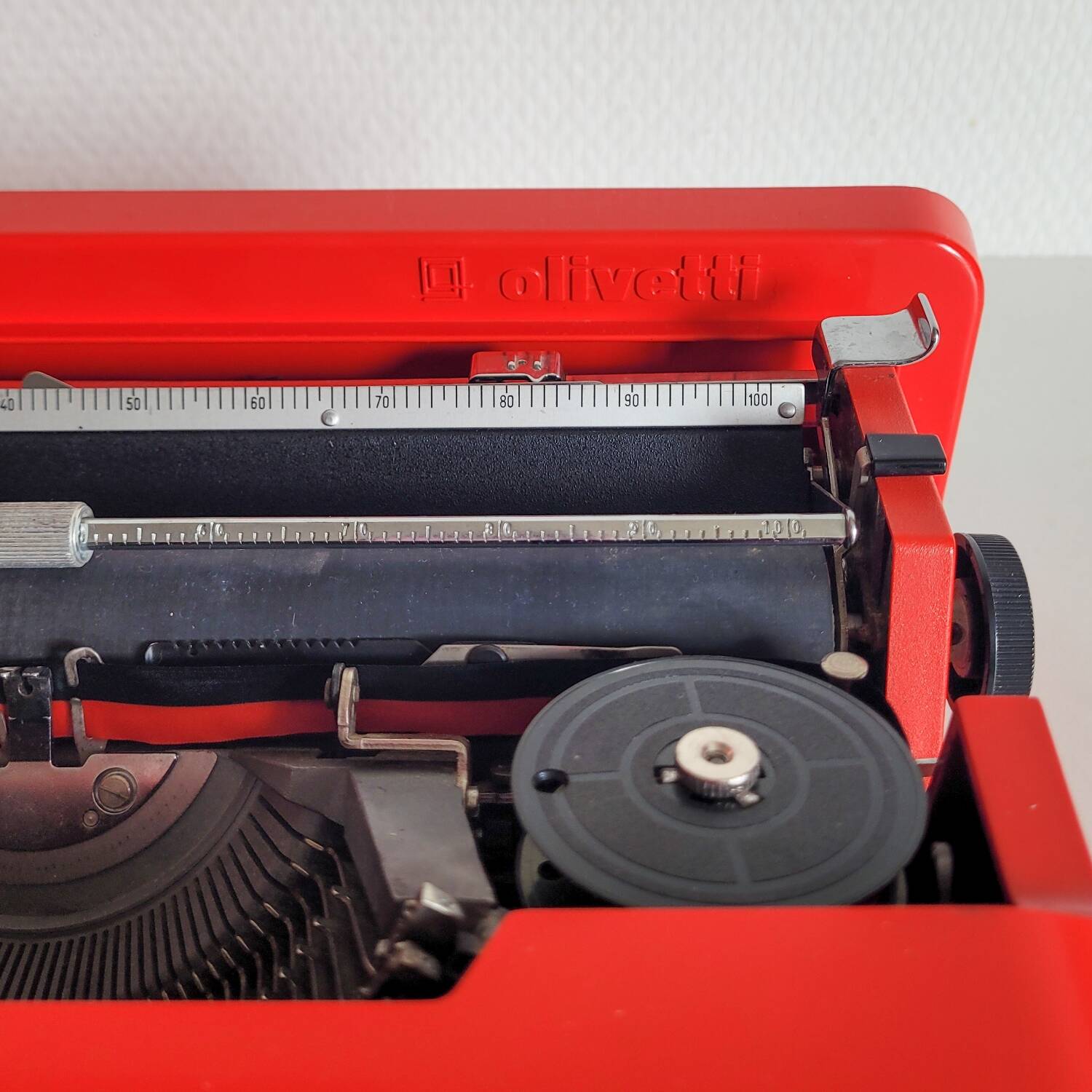 Olivetti Valentine red typewriter
