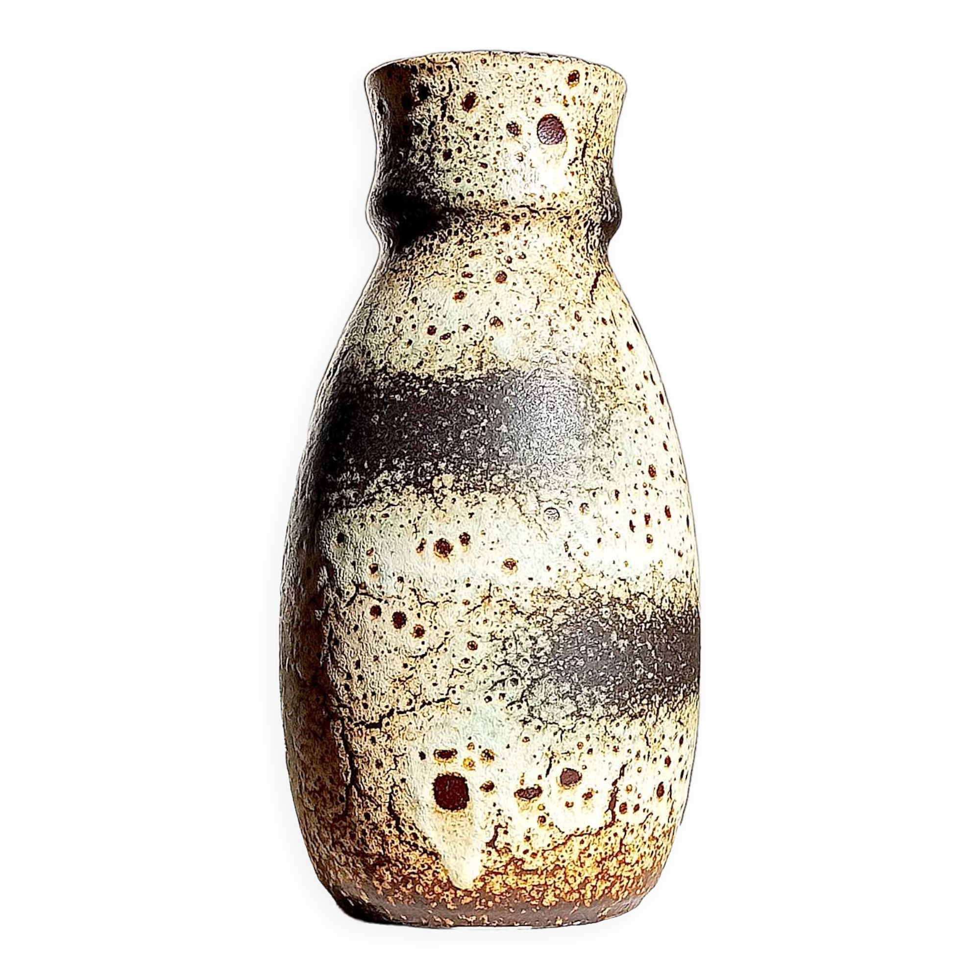 Ceramic vase Fat Lava West Germany 60's Height 30 cm