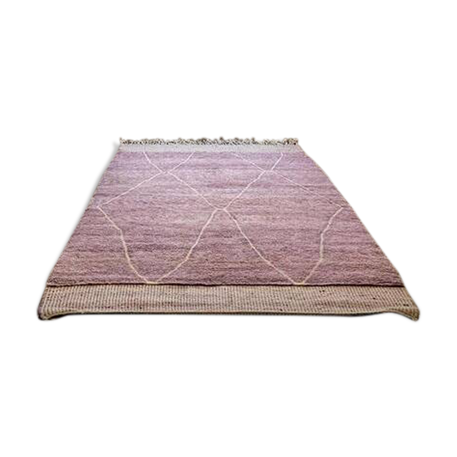 Moroccan Berber rug "Boujaad" pure wool hand-woven