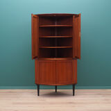 Armoire d’angle en acajou, années 1970, conception danoise, production: danemark