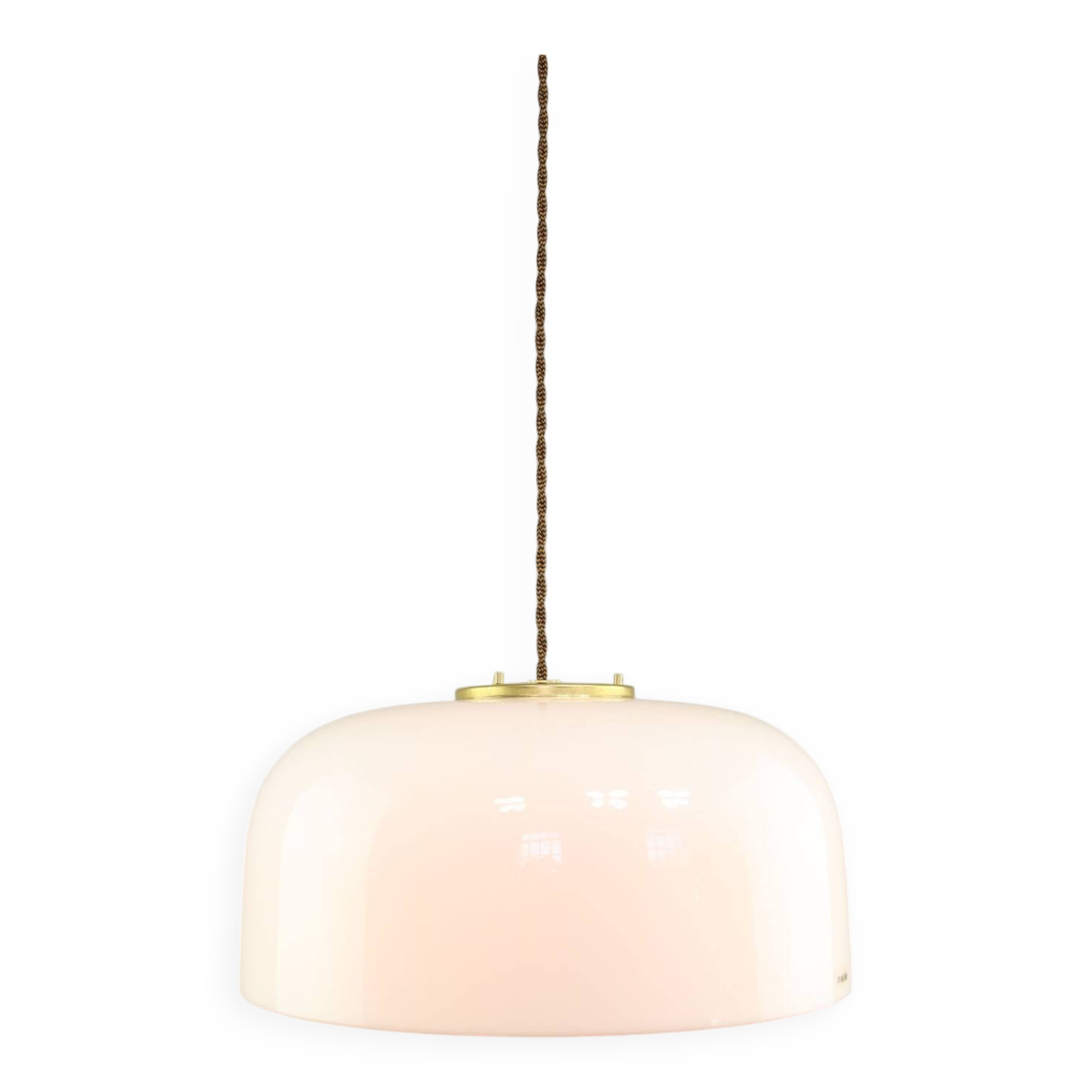 Medusa Pendant by Luigi Massoni for Guzzini in Brass and Plexiglass, 1970s