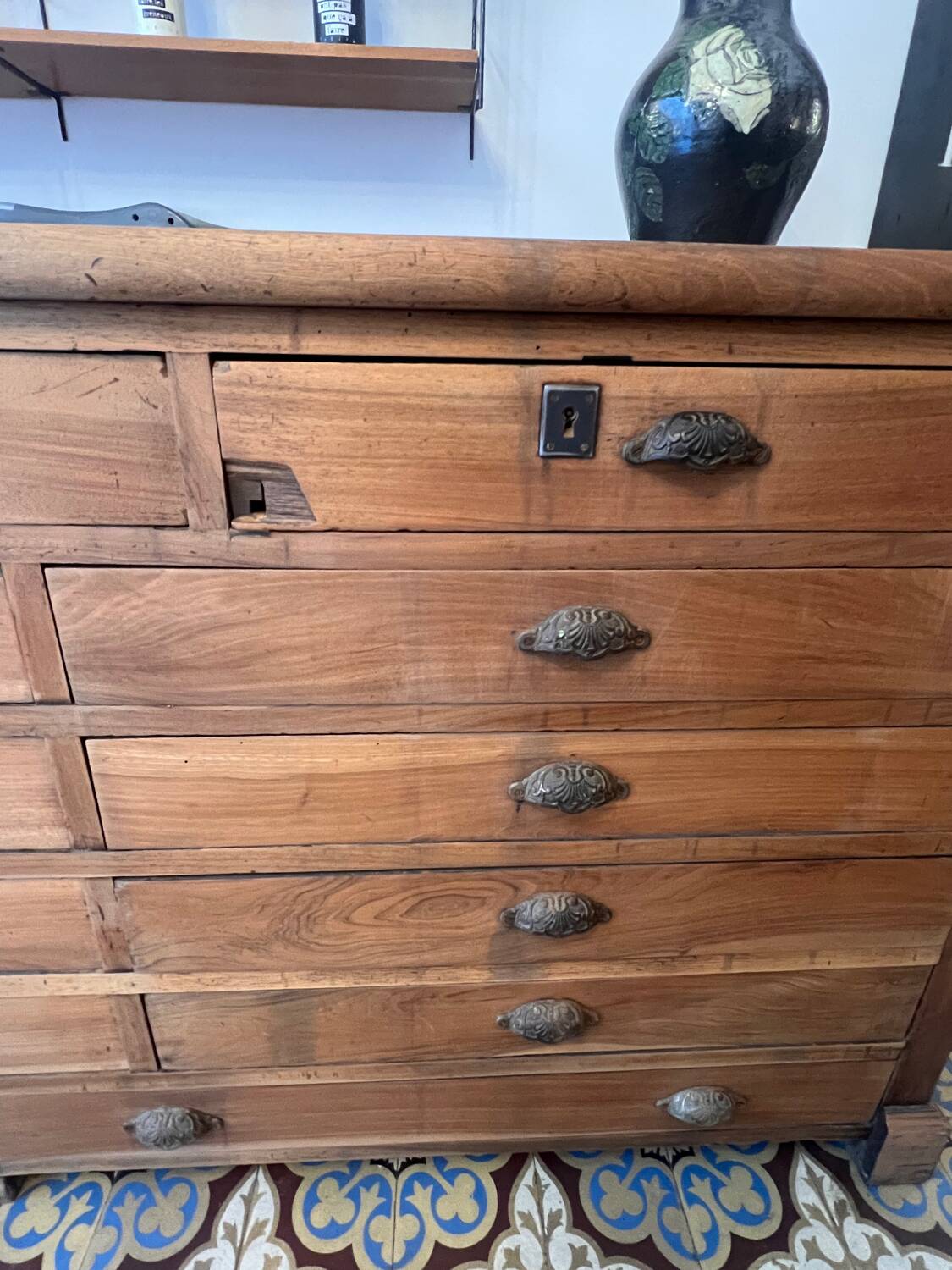 Meuble de métier à tiroirs