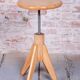 Mid-Century Beech Piano Stool, Czech, 1940s