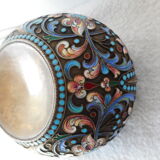 Russian enamelled kovsh