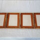 4 old lithographs of the 4 seasons