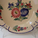 Numbered Henriot Quimper earthenware plate
