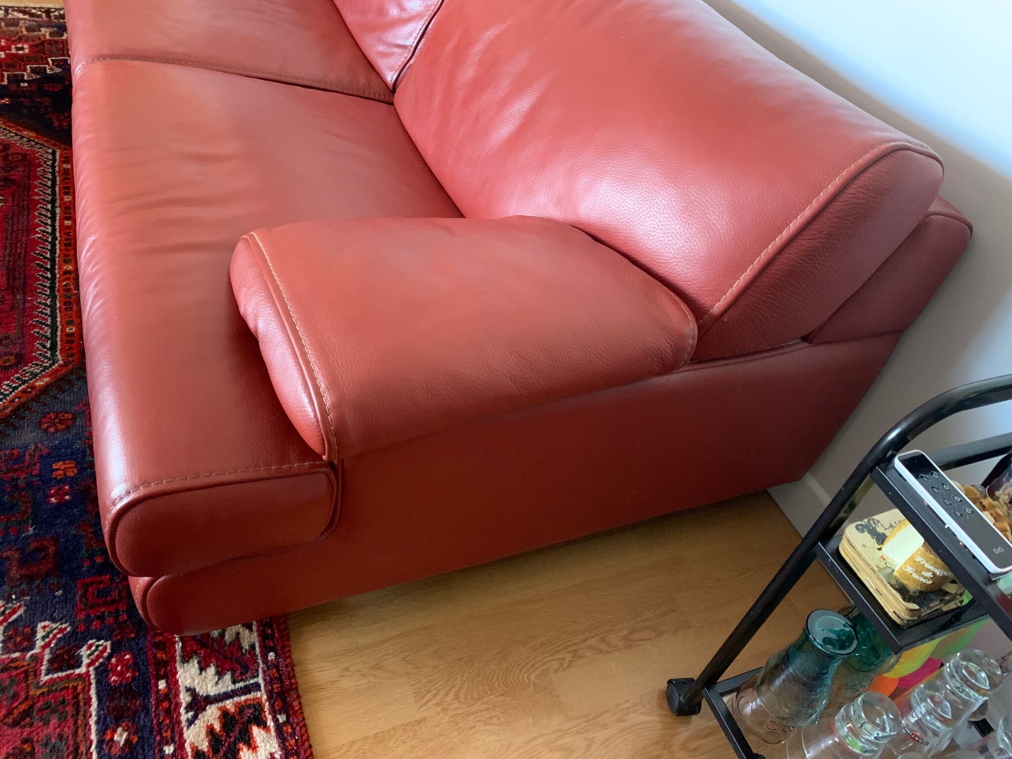 Roche Bobois leather sofa