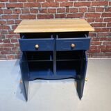 Blue painted wooden dresser