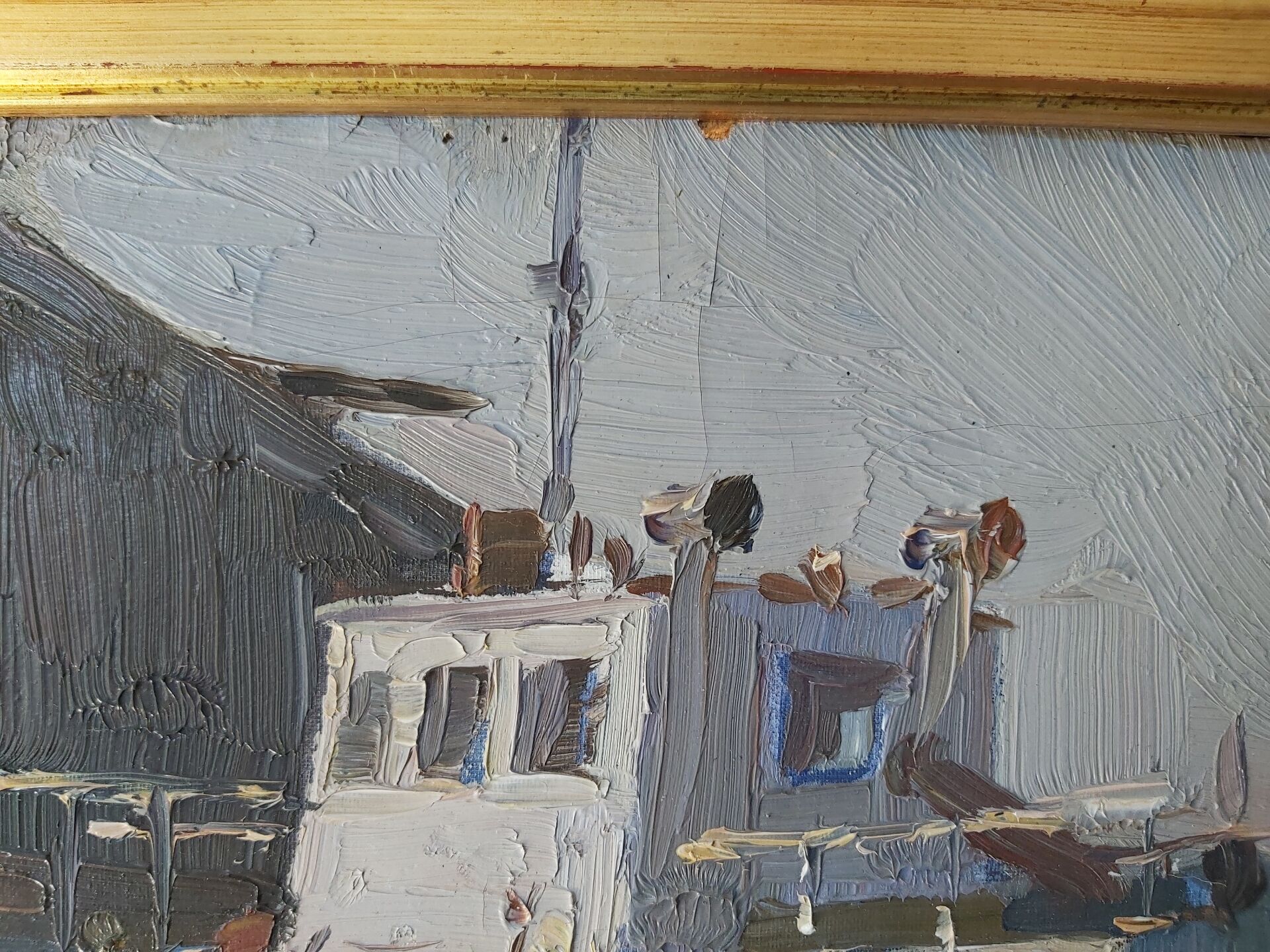 Tableau de vateaux, chantier naval