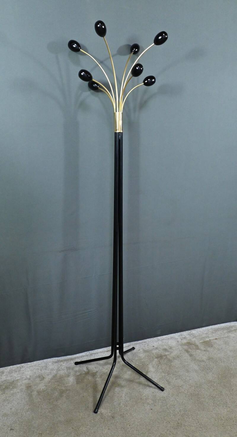 Coat Rack in Lacquered Metal, Italian Design – 1960