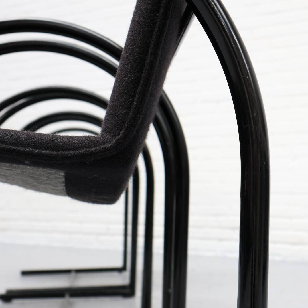 Chaises de salle à manger postmodernes Cirkel Metaform années 1980