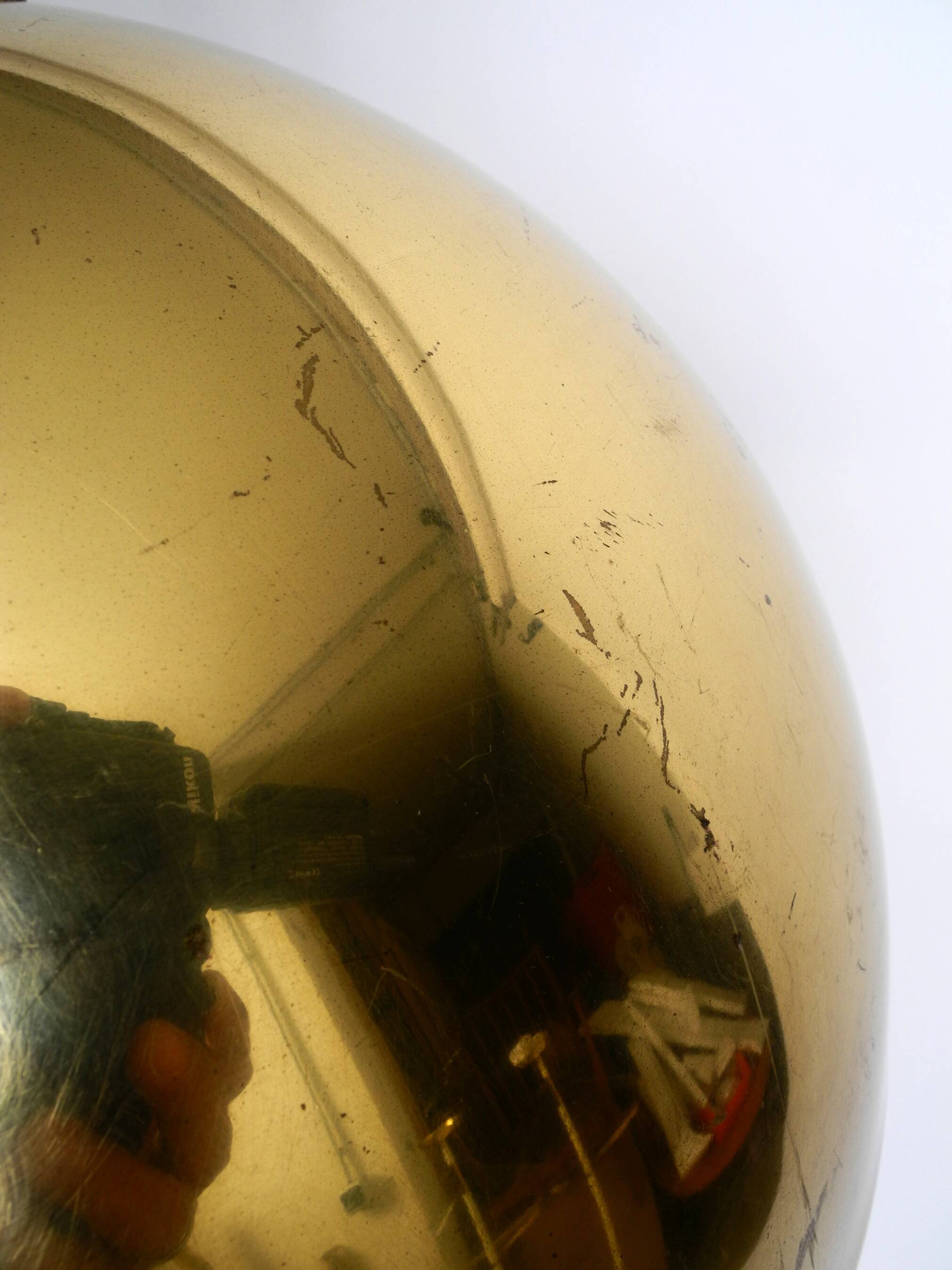 Beautiful Mid Century brass ceiling lamp from the Vereinigte Werkstätten