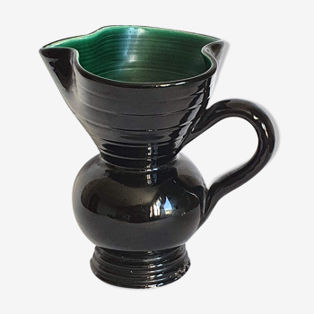Ceramic pitcher vase signed HR 60/70