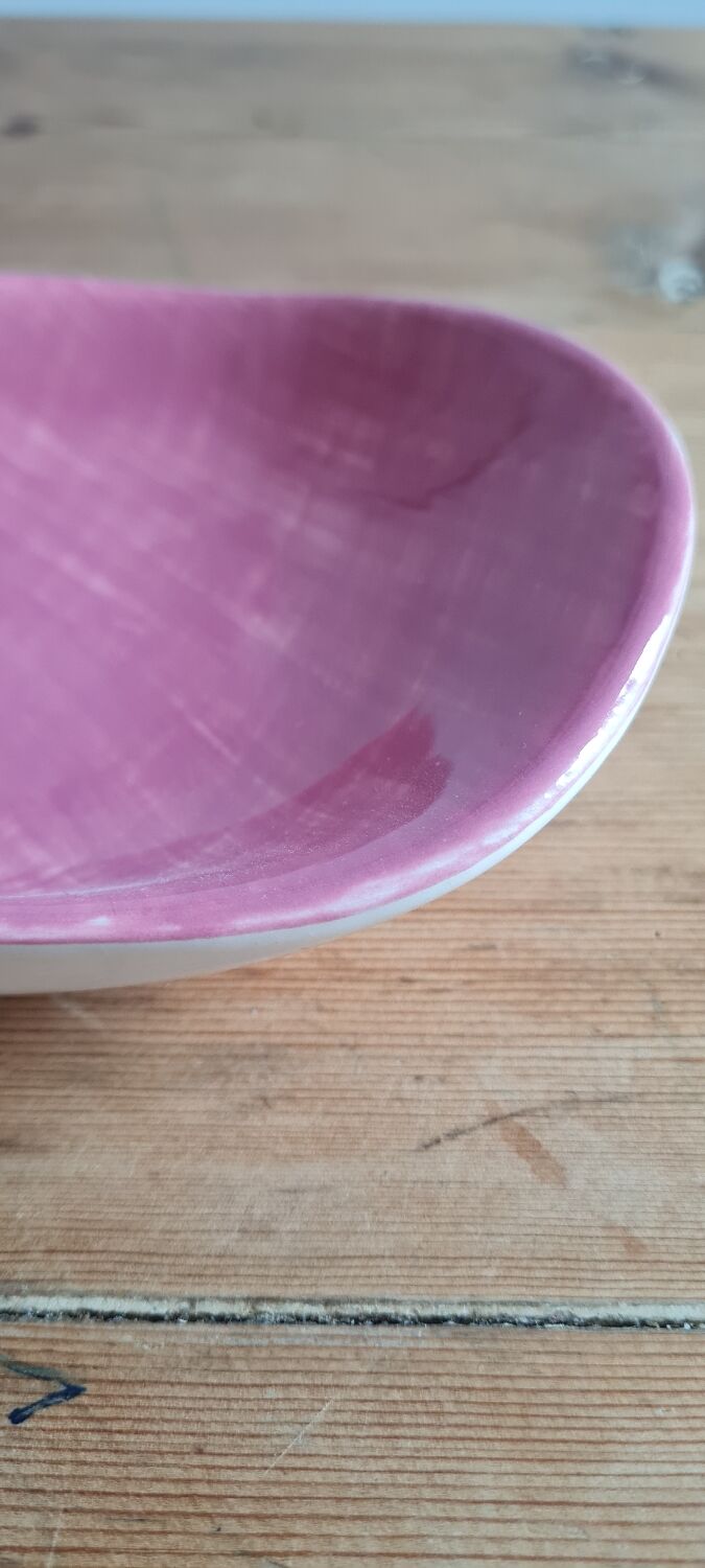 Empty pocket or soap holder in Salins earthenware