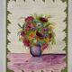 Oil painting on canvas, bouquet of flowers