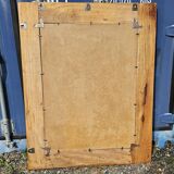 solid teak mirror 93.5 x 2.5 x 117 cm