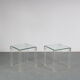 1970s Pair of lucite side tables by iTRE, Italy