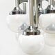 Sciolari chrome "Trumpet" chandelier