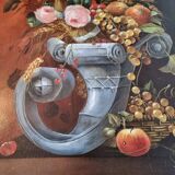 Oil painting on panel Original and signed by E. Cabal France Nature