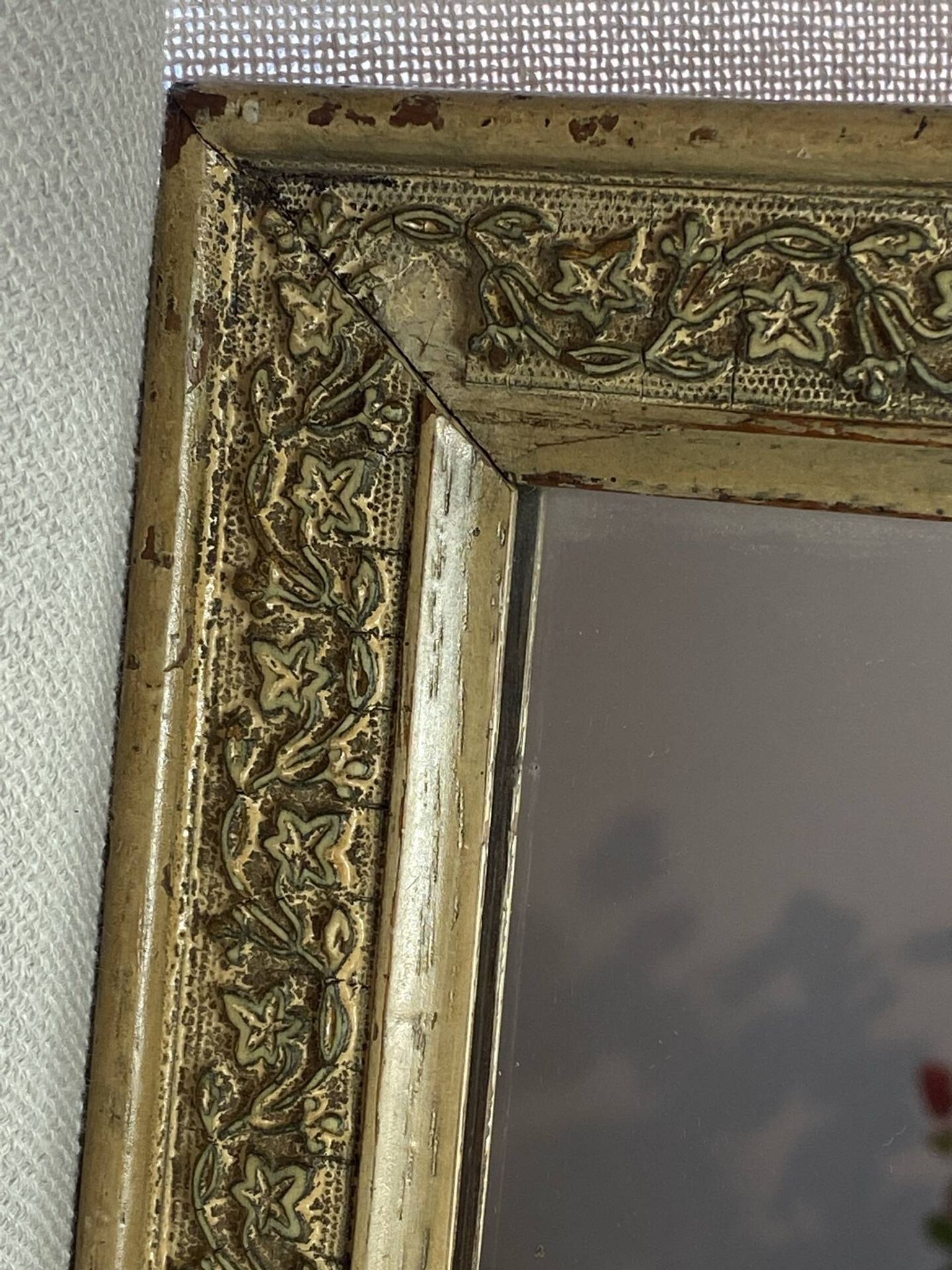 Miroir en bois et stuc, Napoléon  III 