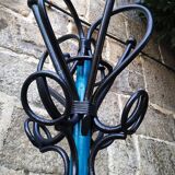 Painted parrot coats door