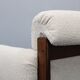 Mid-century restored bouclé armchair, Czechoslovakia 1970s