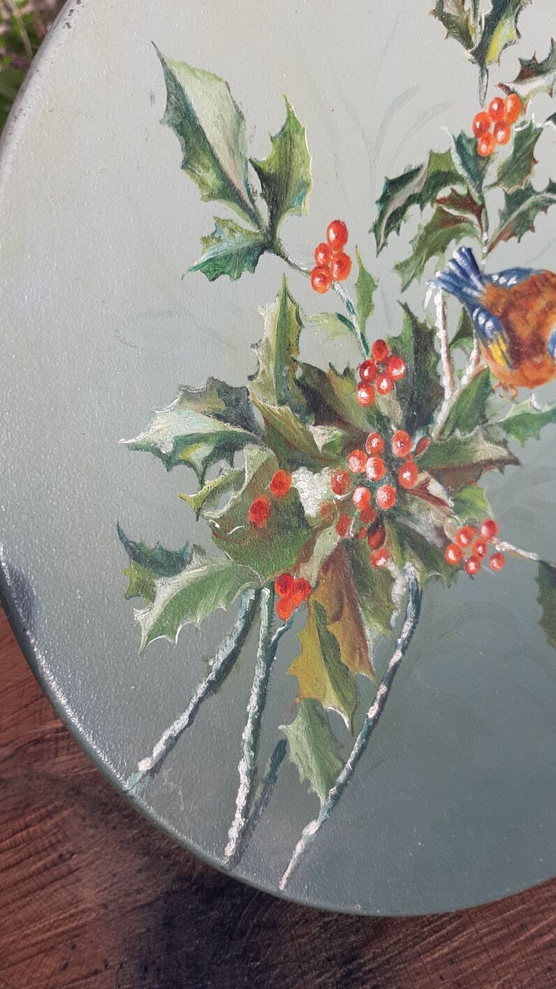 painting Napoleon III on metal