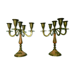 Lot de 2 chandeliers