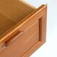 Vintage teak lowboard chest of drawers sideboard drawers 60s 70s