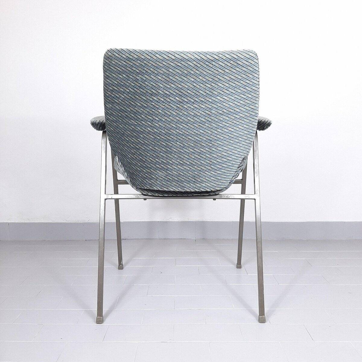 Mid-century plywood and textile office chair by Niko Kralj for Stol Kamnik, 1970s.