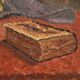 Signed painting oil on masonite still life dated 1942