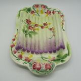 Plat à asperges barbotine KG St-Clément art-nouveau