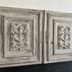 Pair of Louis XVI cupboard doors in carved wood, late 19th century.