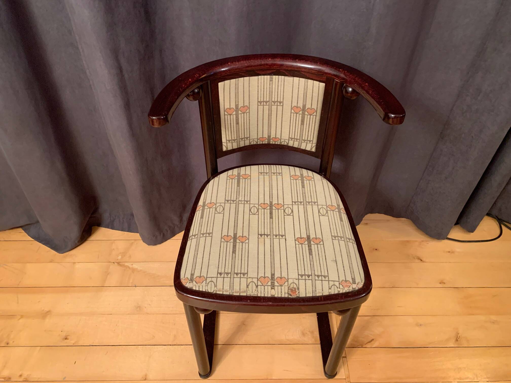 Fledermaus chair designed by Josef Hoffmann, Wittmann, Austria, 1970s.