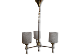 Lustre laiton et perspex