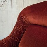 Velvet armchair