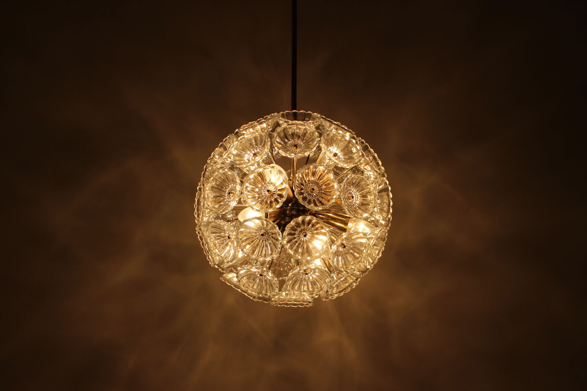 Dandelion Chandelier / Kamenický Šenov, Preciosa, 1970s